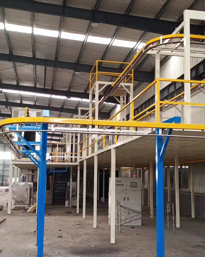 全自動(dòng)噴漆噴塑流水線